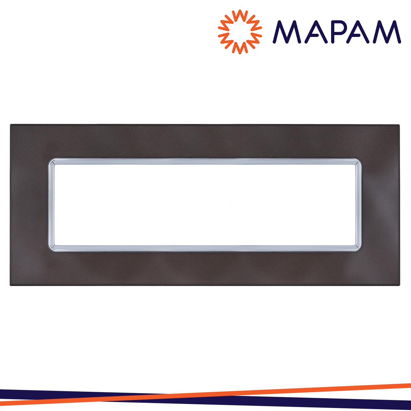 PLACCA VETRO 5006BL-6 T3 6P TESTA DI MORO
