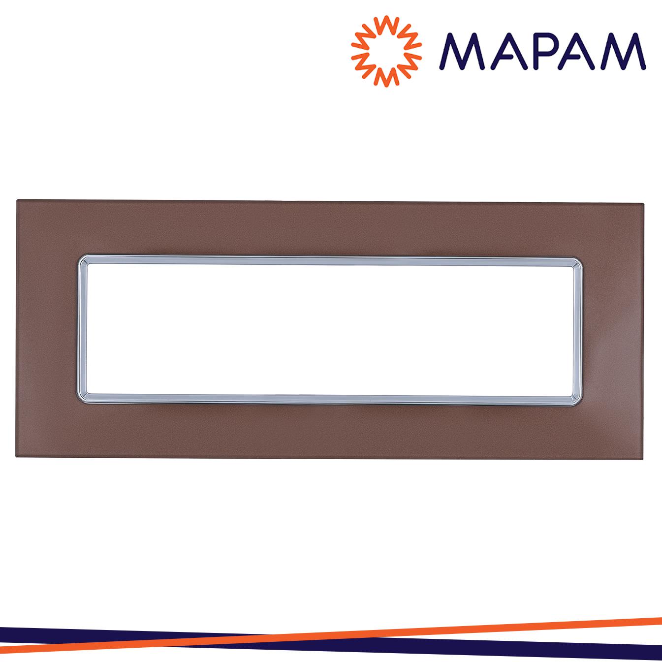 PLACCA VETRO 5006BL-7 T3 6P BRONZO