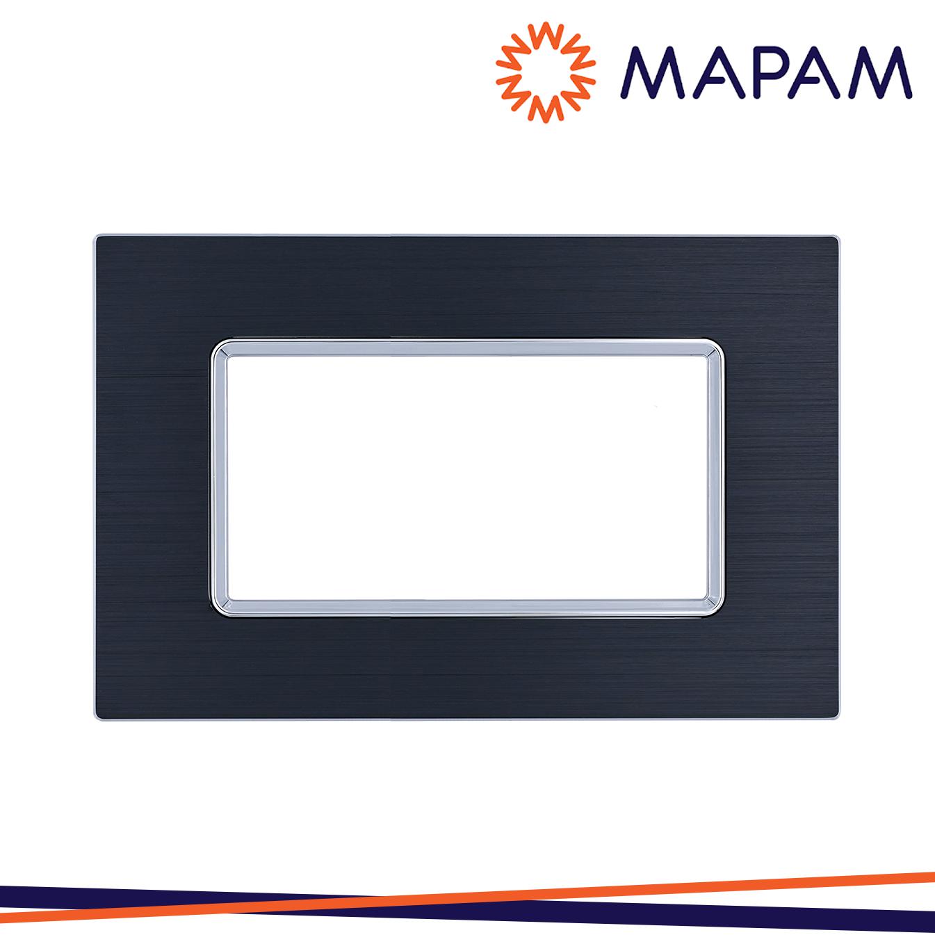 PLACCA ALLUMINIO 5004LL-1 T3 4P NERO