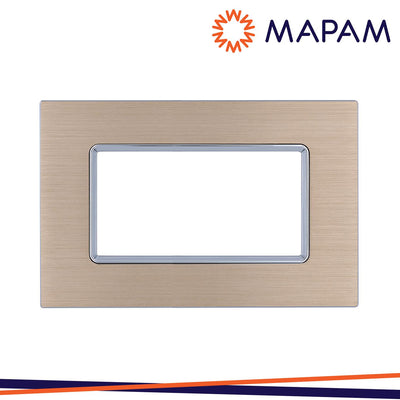 PLACCA ALLUMINIO 5004LL-2 T3 4P CHAMPAGNE