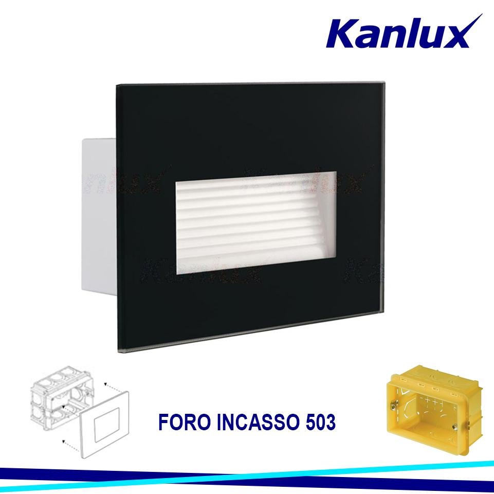 LAMPADA DA INCASSO GLASI LED 3W P NW-B - KANLUX