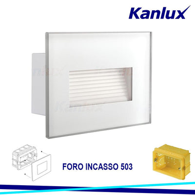 LAMPADA DA INCASSO GLASI LED 3W P NW-W - KANLUX