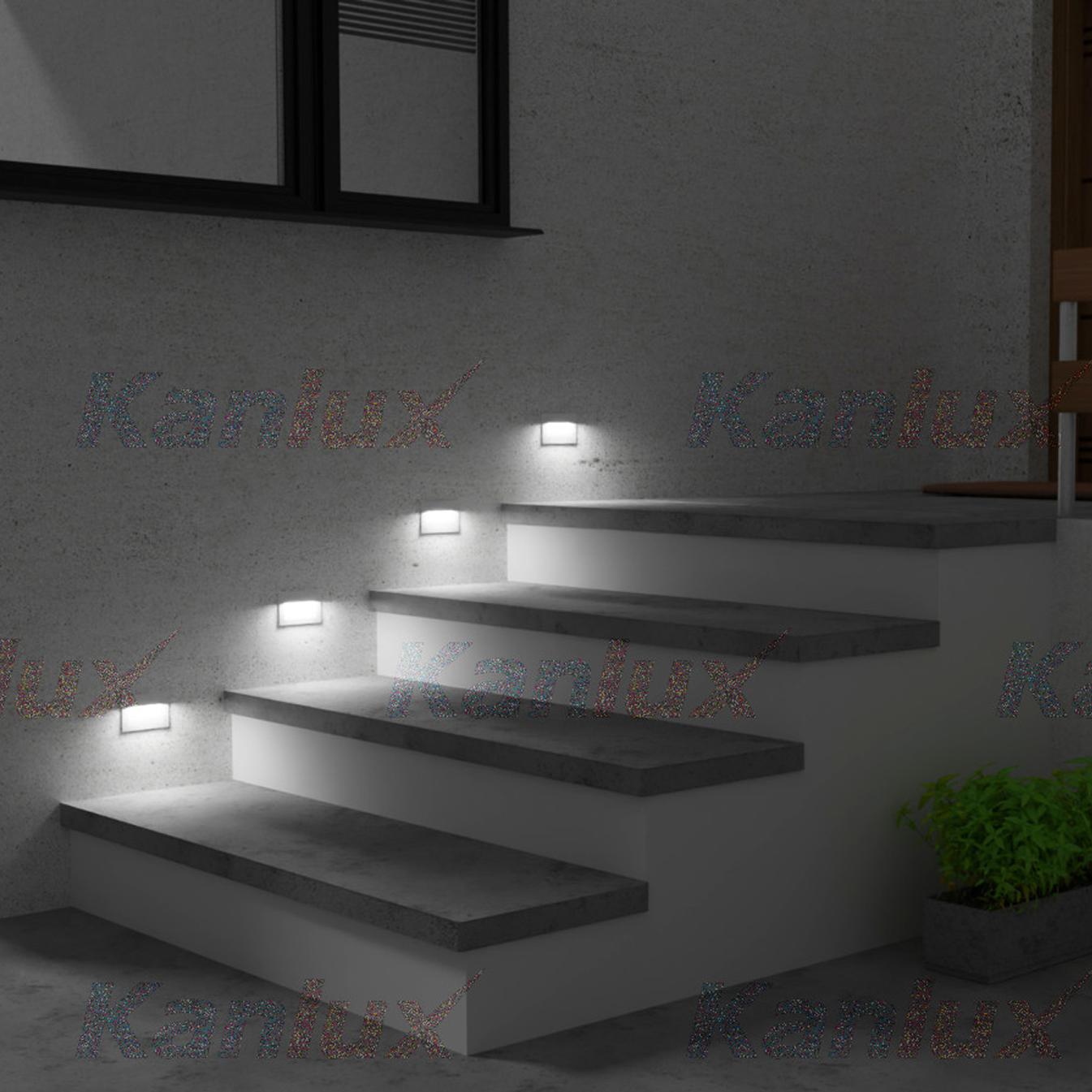 LAMPADA DA INCASSO GLASI LED 3W P NW-W - KANLUX