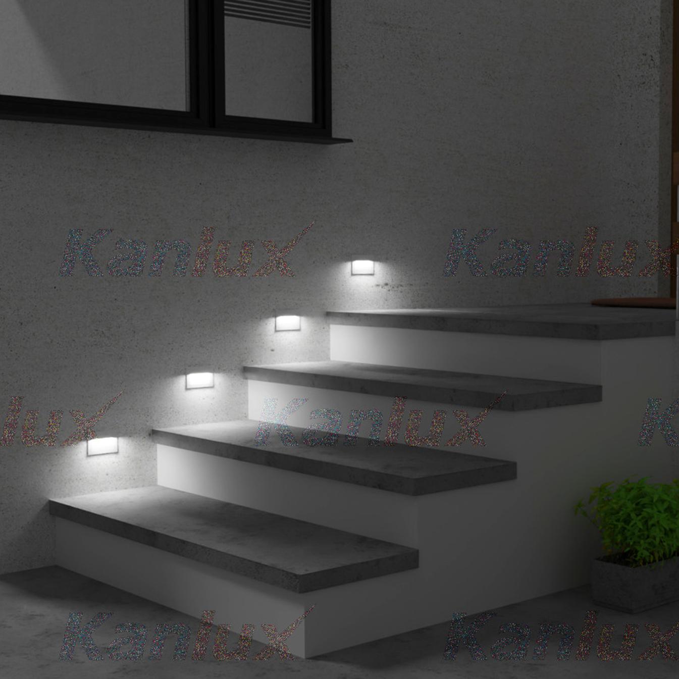 LAMPADA DA INCASSO GLASI LED 3W P WW-W - KANLUX