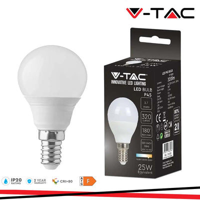 LED LAMPADINA 3.7W E14 P45 3000K
