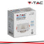 GU10 PORTA FARETTO QUADRATO BIANCO CON RIFLETTORE BIANCO