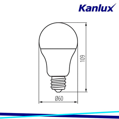 LAMPADINA LED A60 N 9,5W E27-NW - KANLUX