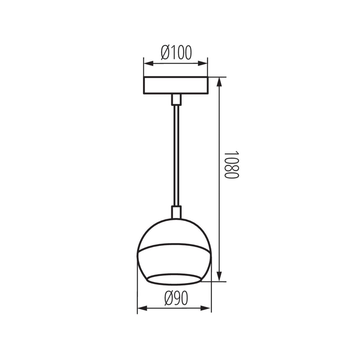 LAMPADA A SOSPENSIONE GALOBA C 1XGU10 B - KANLUX