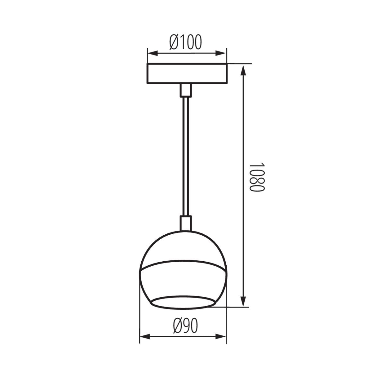 LAMPADA A SOSPENSIONE GALOBA C 1XGU10 W - KANLUX