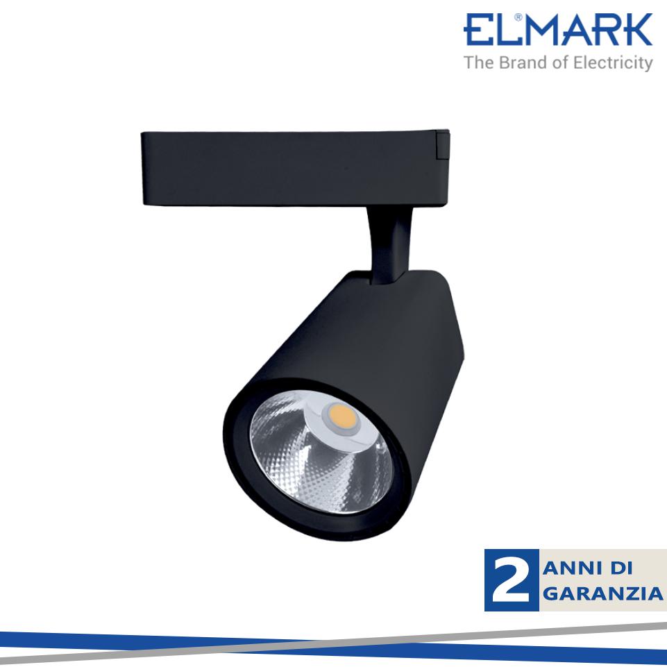 TL5020 COB TRACK LIGHT 20W 4000K 36  NERO MONOFASE