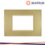 PLACCA METALLO T4 CBM7003-7 3P ORO SPAZZOLATO