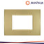 PLACCA METALLO T4 CBM7003-7 3P ORO SPAZZOLATO