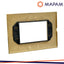 PLACCA METALLO T4 CBM7003-7 3P ORO SPAZZOLATO