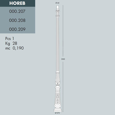 HOREB 3500 CON PORTA&SCATOLA BIANCO
