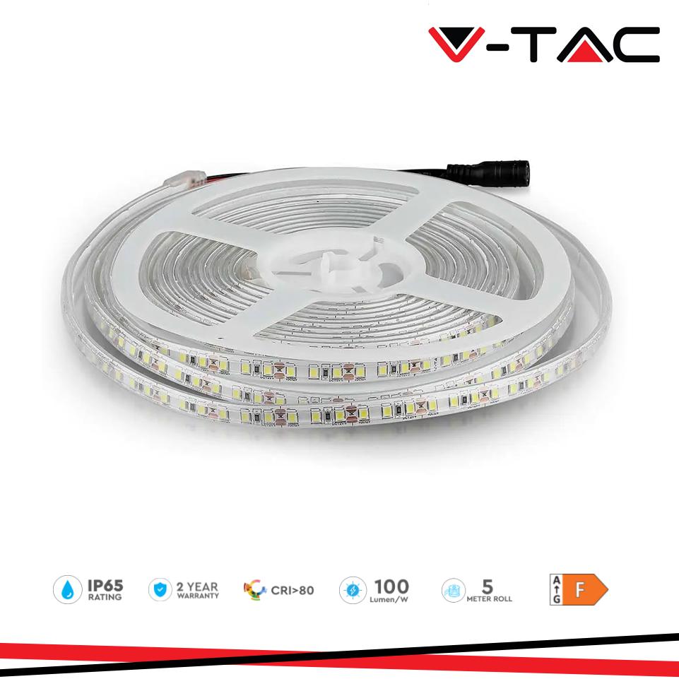 STRISCIA LED SMD3528 120 LEDS 6500K IP65