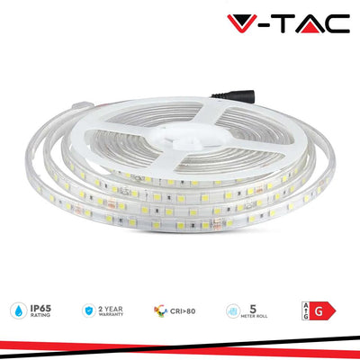 STRISCIA LED 5050 60 LEDS 24V IP65 3000K