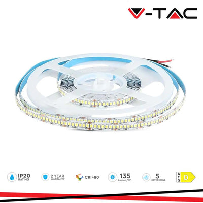 STRISCIA LED SMD2835 238 LEDS 24V IP20 3000K 135 LM/W