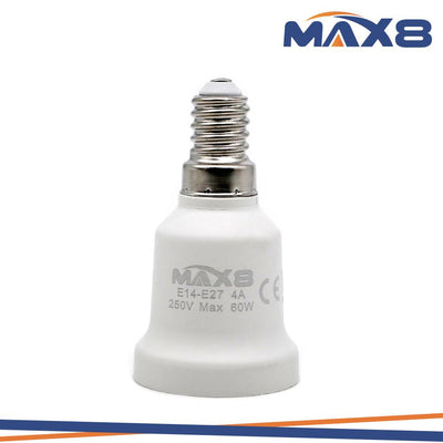 ADATTATORE PARTALAMPADE E14-E27 CORPO TERMOPLASTICO
