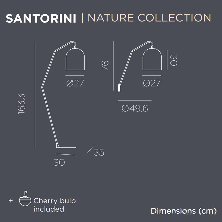 SANTORINI RECHARGEABLE BATTERY   OUTDOOR & INDOOR USE  WARM