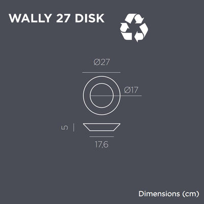 WALLY 27 DISK SOLAR  OUTDOOR USE  WHITE LIGHT