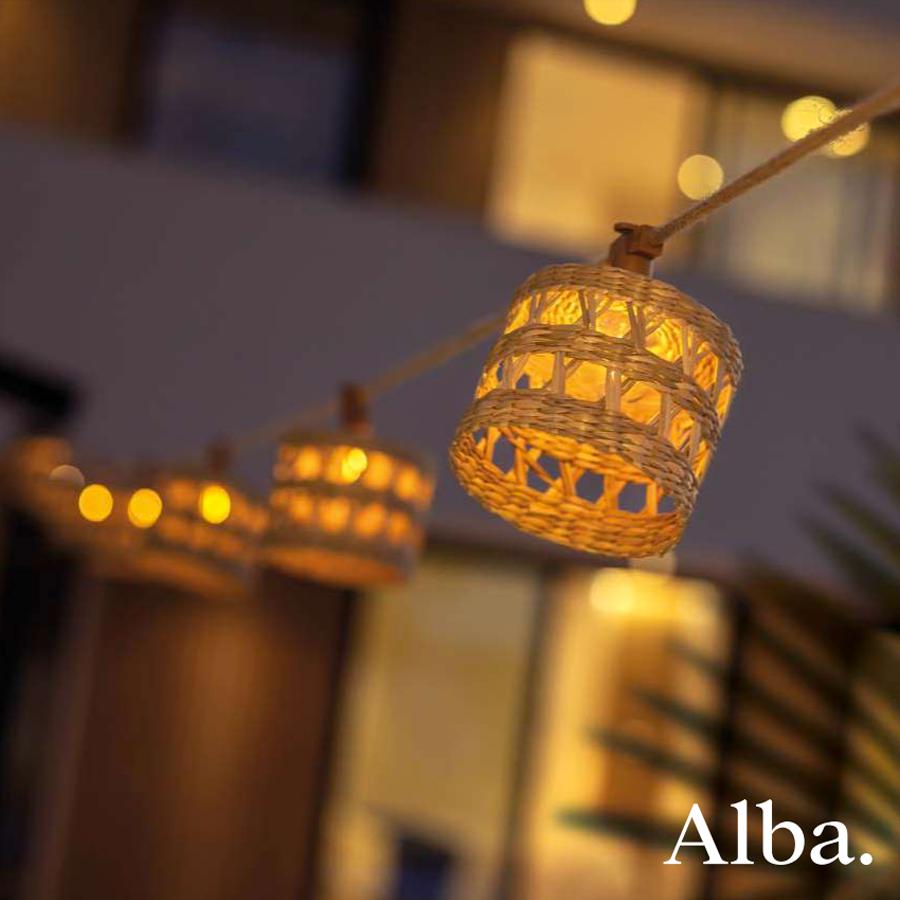 ALBA CABLE JUTE COLOUR  INDOOR & OUTDOOR USE  WARM LIGHT ALB