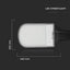 LED ARMATURA STRADALE SAMSUNG CHIP 100W 4000K