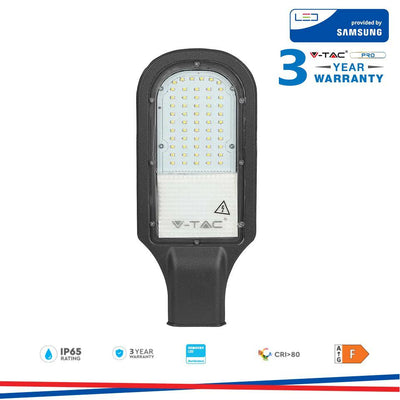 LAMPADA STRADALE LED SAMSUNG CHIP 30W 6500K