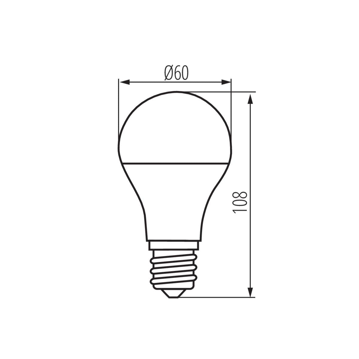 LAMPADINA LED XLED A60 M 7W-WW - KANLUX