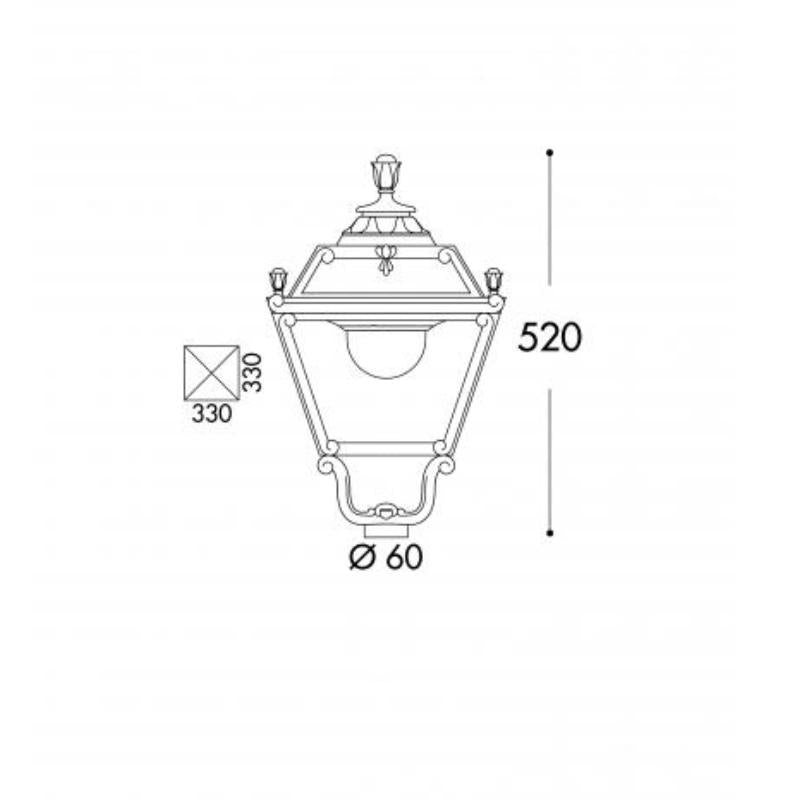 TOBIA NERO LED 30W 4000K