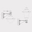 MIDIPILAR WALL BRACKET NERO