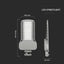 LAMPADA STRADALE LED SAMSUNG CHIP 5 ANNI WARRANTY 150W SLIM 6500K 135 LM/WATT