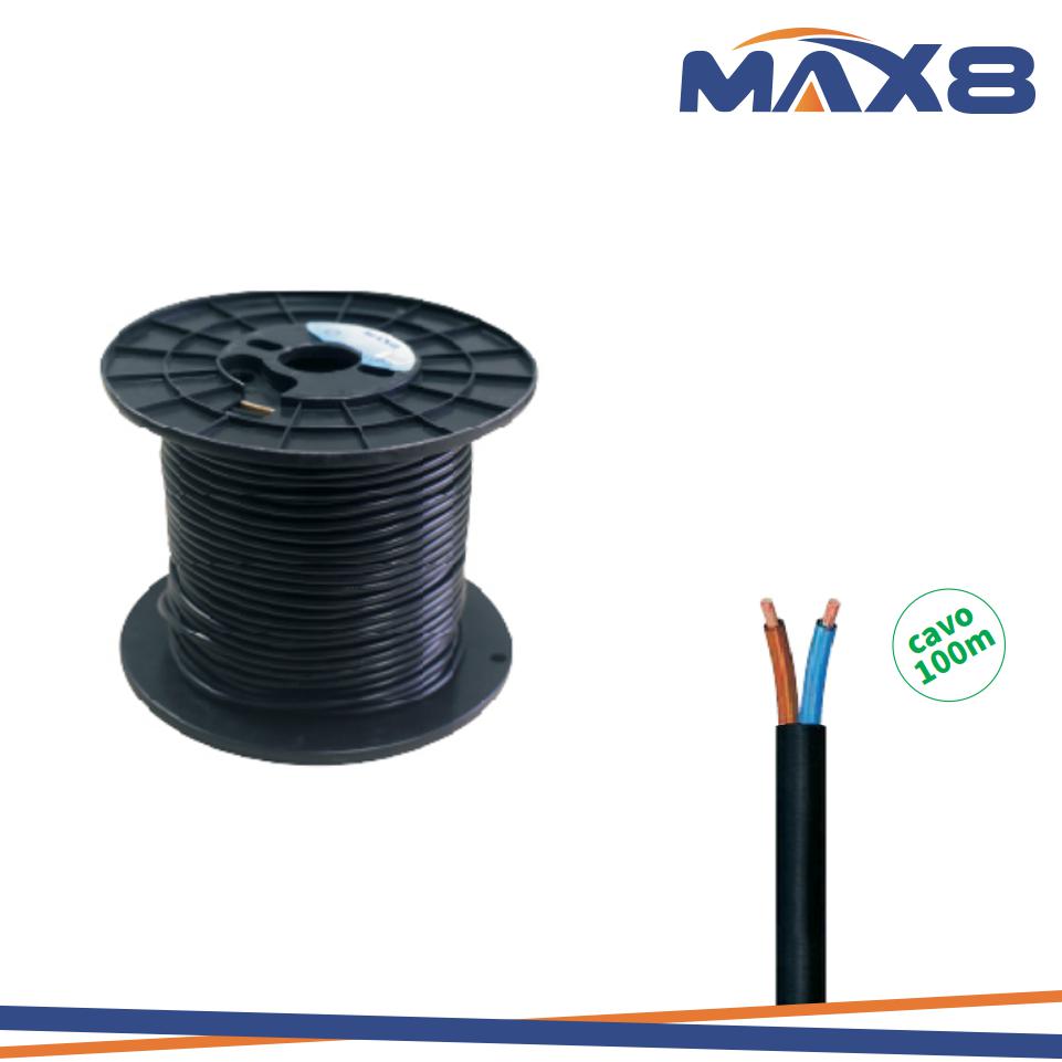 CAVO ELETTRICO 2X1.00MM 100MT NERO