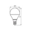 LAMPADINA LED IQ-LED G45E14 4,2W-CW - KANLUX