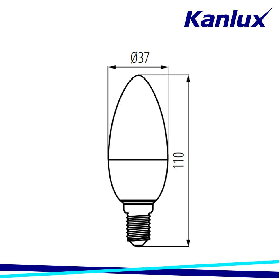 LAMPADINA LED IQ-LED C37E14 7,2W-NW - KANLUX