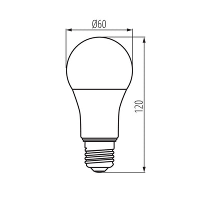 LAMPADINA LED IQ-LEDDIM A6013,6W-NW - KANLUX