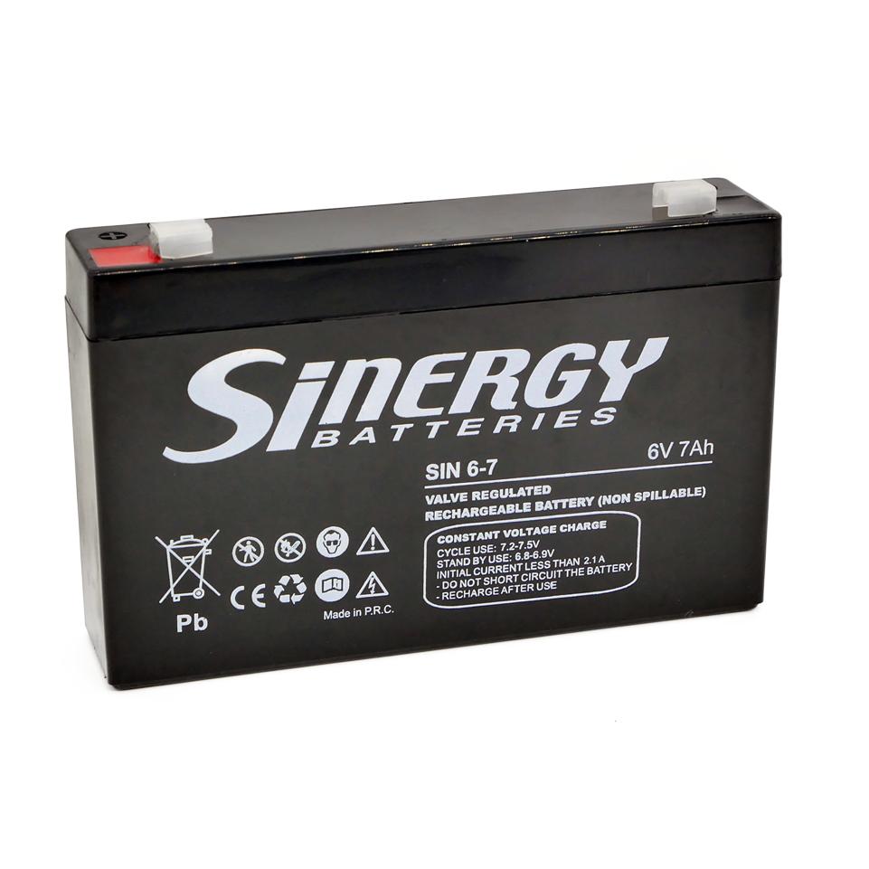 BATTERIA AGM 6V 7,0AH          151X34X95/100