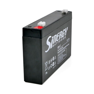 BATTERIA SINERGY AGM 6V 7,0AH  151X34X95/100