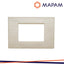 PLACCA TECNOPOLIMERO SPAZZOLATO 8003SL-13 ART 3P CHAMPAGNE