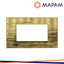 PLACCA TECNOPOLIMERO SPAZZOLATO 8004SL-5 T1-ART 4P ORO