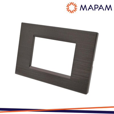 PLACCA TECNOPOLIMERO SPAZZOLATO 8004SL-7 T1-ART 4P T.D.M.