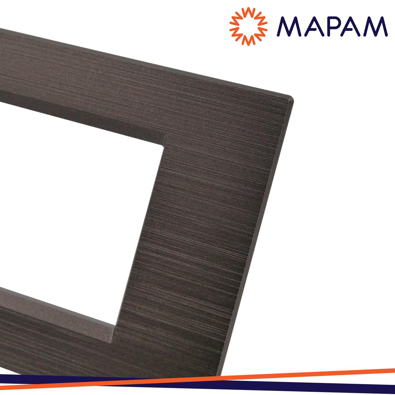 PLACCA TECNOPOLIMERO SPAZZOLATO 8004SL-7 T1-ART 4P T.D.M.