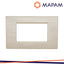 PLACCA TECNOPOLIMERO SPAZZOLATO 8004SL-13 T1-ART 4P CHAMPAGN