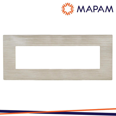 PLACCA TECNOPOLIMERO SPAZZOLATO 8007SL-4 ART 7P SABBIA