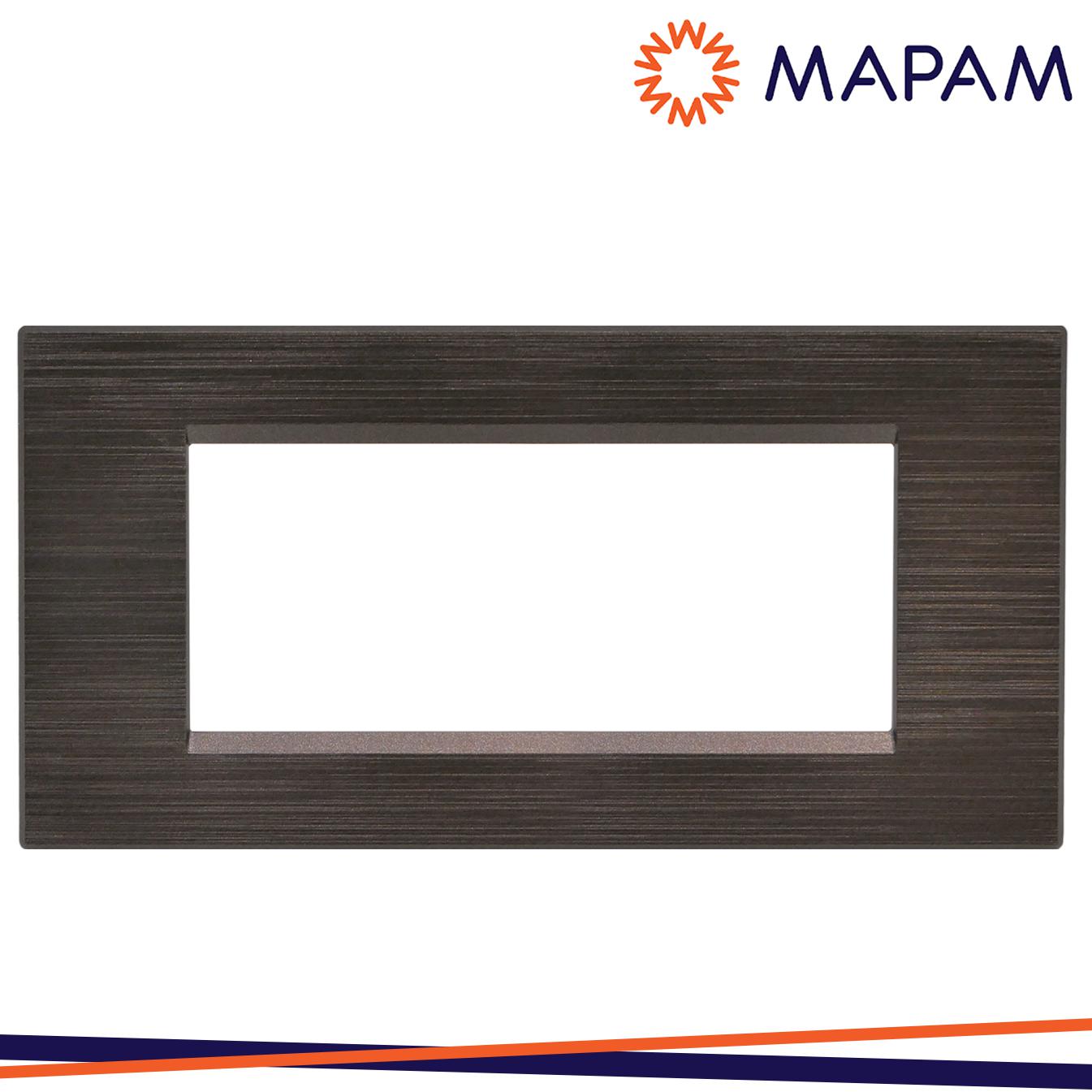 PLACCA TECNOPOLIMERO SPAZZOLATO 8007SL-7 ART 7P T.D.M.