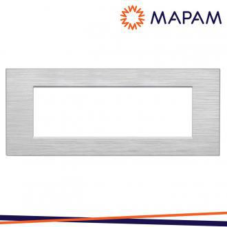 PLACCA TECNOPOLIMERO SPAZZOLATO 8007SL-9 ART 7P SILVER