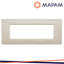 PLACCA TECNOPOLIMERO SPAZZOLATO 8007SL-13 ART 7P CHAMPAGNE
