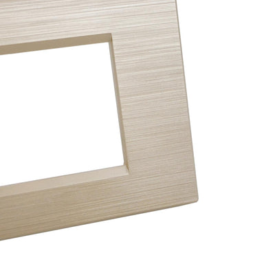 PLACCA TECNOPOLIMERO SPAZZOLATO 8007SL-13 ART 7P CHAMPAGNE