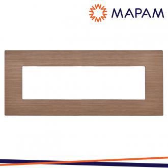 PLACCA TECNOPOLIMERO SPAZZOLATO 8007SL-14 ART 7P BRONZO