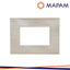 PLACCA TECNOPOLIMERO SPAZZOLATO M6003SL-4 GEM 3P SABBIA