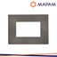 PLACCA TECNOPOLIMERO SPAZZOLATO M6003SL-7 T2-GEM 3P TESTA DI